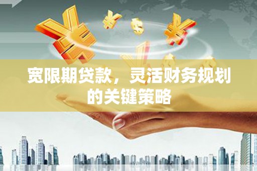 四平宽限期贷款，灵活财务规划的关键策略