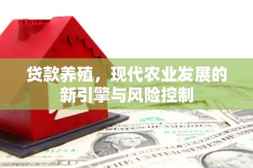 四平贷款养殖，现代农业发展的新引擎与风险控制