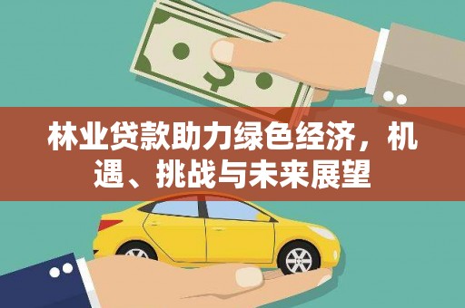 四平林业贷款助力绿色经济，机遇、挑战与未来展望