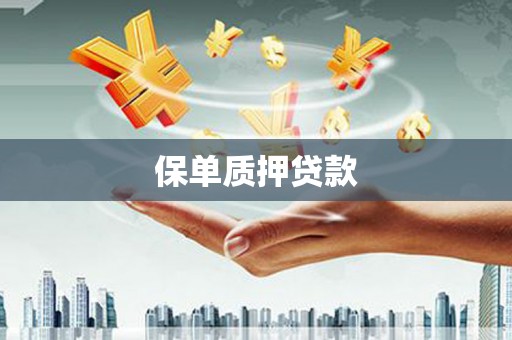 四平保单质押贷款