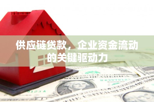 四平供应链贷款，企业资金流动的关键驱动力
