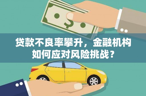 四平贷款不良率攀升，金融机构如何应对风险挑战？
