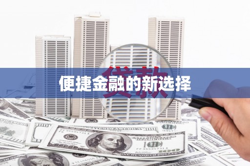 四平便捷金融的新选择