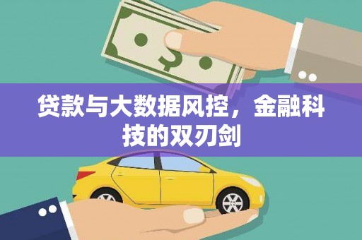 四平贷款与大数据风控，金融科技的双刃剑