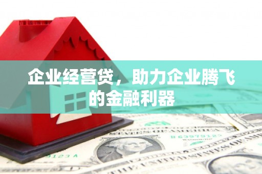 四平企业经营贷，助力企业腾飞的金融利器