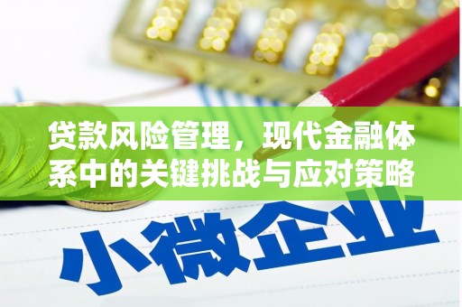四平贷款风险管理，现代金融体系中的关键挑战与应对策略