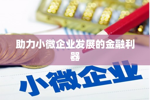 四平助力小微企业发展的金融利器