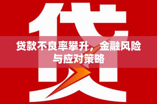 四平贷款不良率攀升，金融风险与应对策略